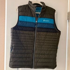 Cotopaxi Teal and Black Puffer Vest